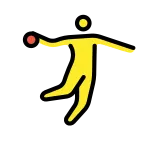 Person Playing Handball SVG Icon